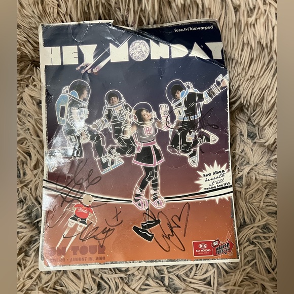 Signed Hey Monday Poster - Picture 1 of 1